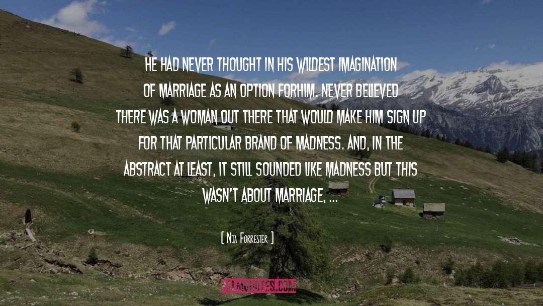 Imagination quotes by Nia Forrester