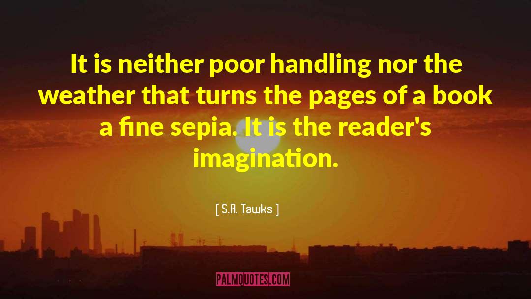 Imagination Reading quotes by S.A. Tawks