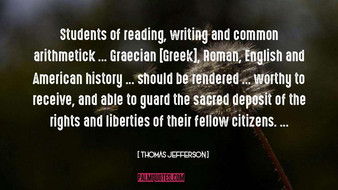 Imagination Reading quotes by Thomas Jefferson