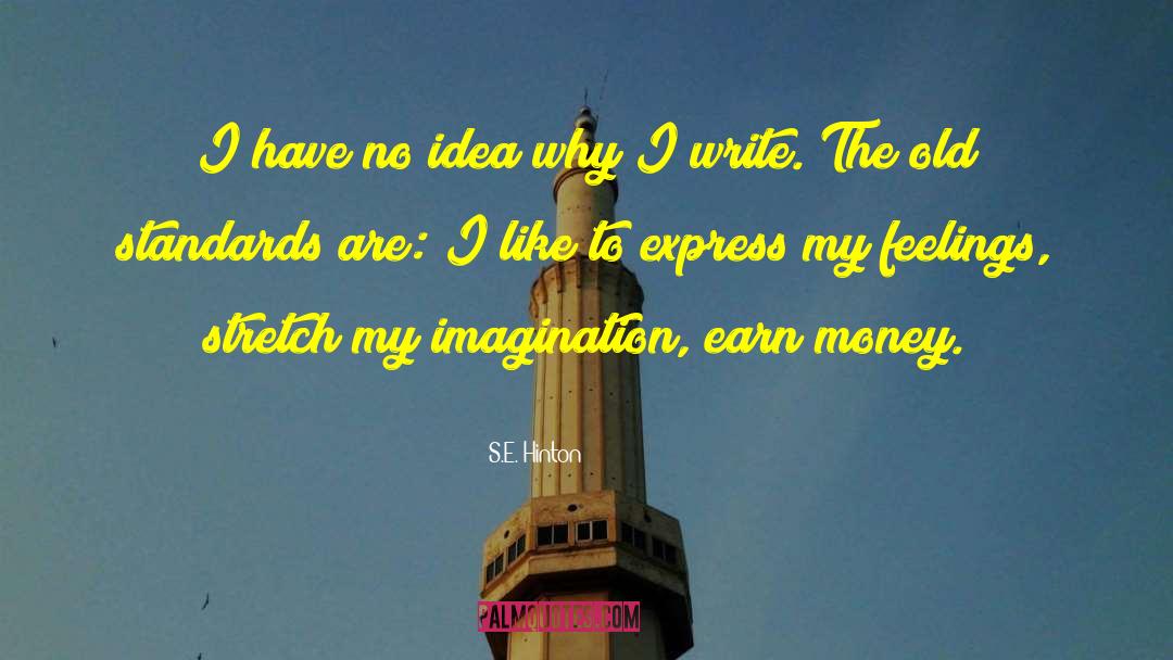Imagination Writing quotes by S.E. Hinton