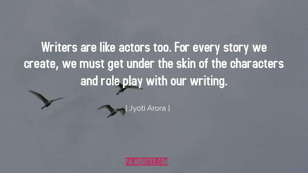 Imagination Writing quotes by Jyoti Arora