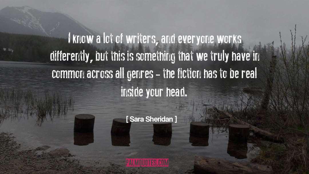 Imaginations And Perceptionsm quotes by Sara Sheridan