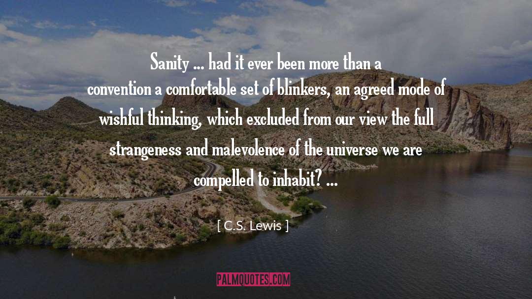 Imagine Wishful Thinking quotes by C.S. Lewis