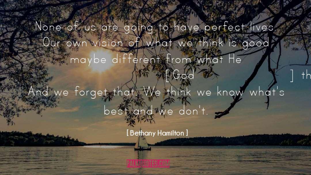 Imagining God quotes by Bethany Hamilton