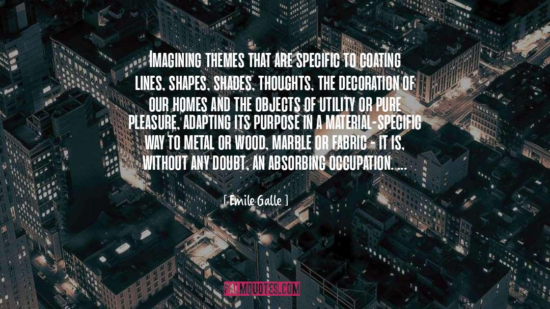 Imagining quotes by Emile Galle