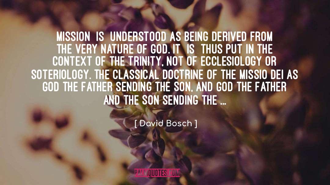 Imago Dei quotes by David Bosch