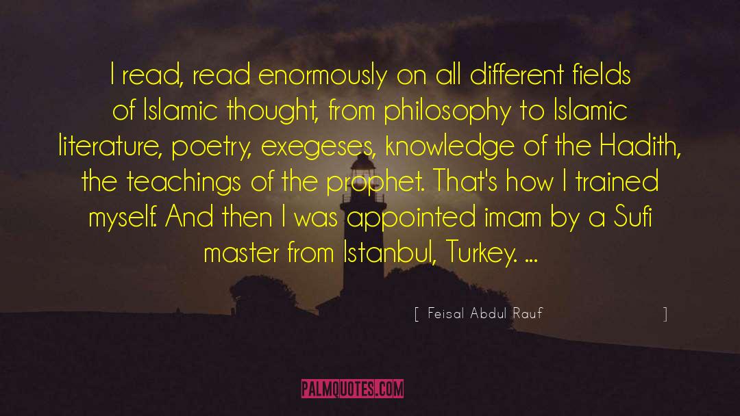 Imam quotes by Feisal Abdul Rauf