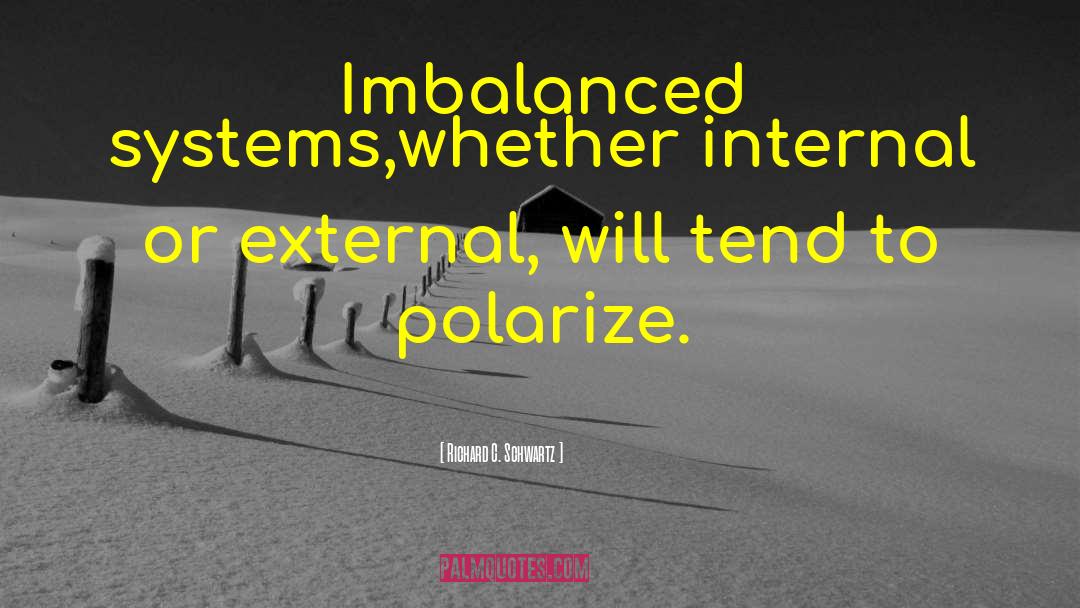 Imbalanced quotes by Richard C. Schwartz