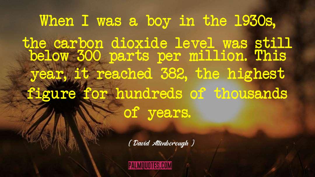 Imberger Carbon quotes by David Attenborough