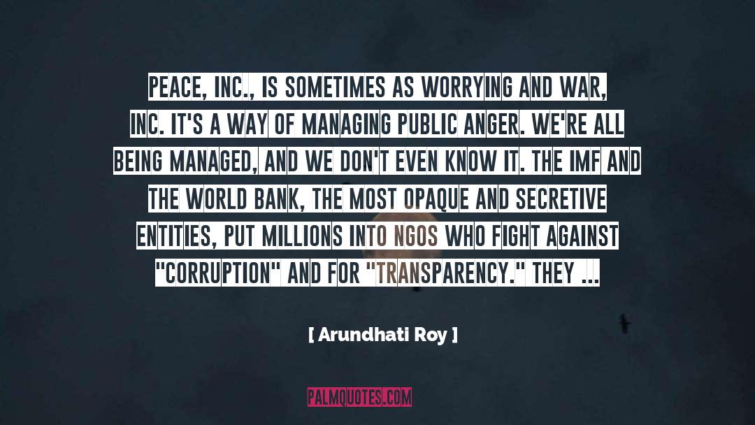 Imf quotes by Arundhati Roy