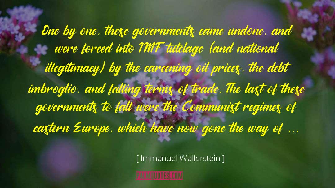 Imf quotes by Immanuel Wallerstein