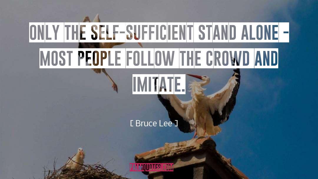 Imitate quotes by Bruce Lee