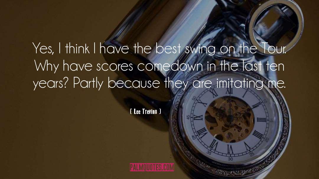 Imitating Others quotes by Lee Trevino
