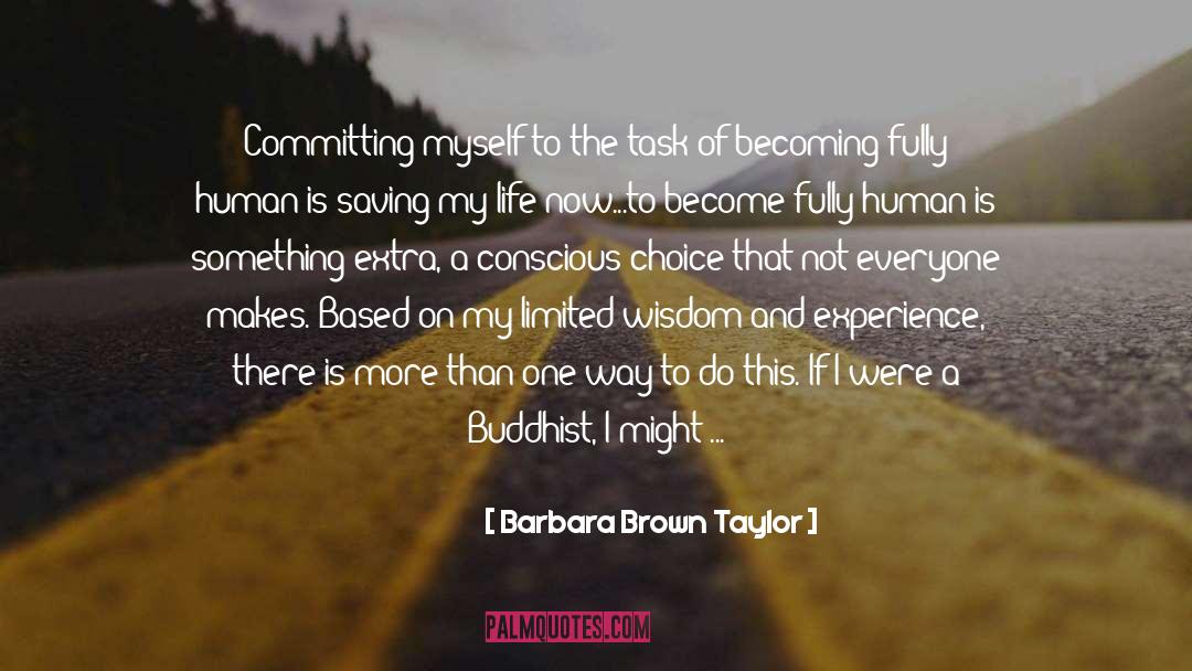 Imitating quotes by Barbara Brown Taylor