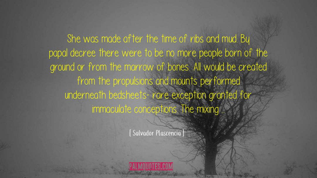 Immaculate quotes by Salvador Plascencia