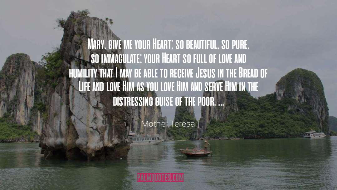Immaculate quotes by Mother Teresa
