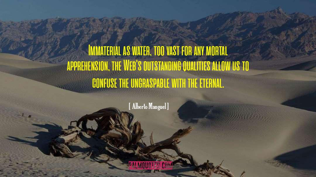 Immaterial quotes by Alberto Manguel