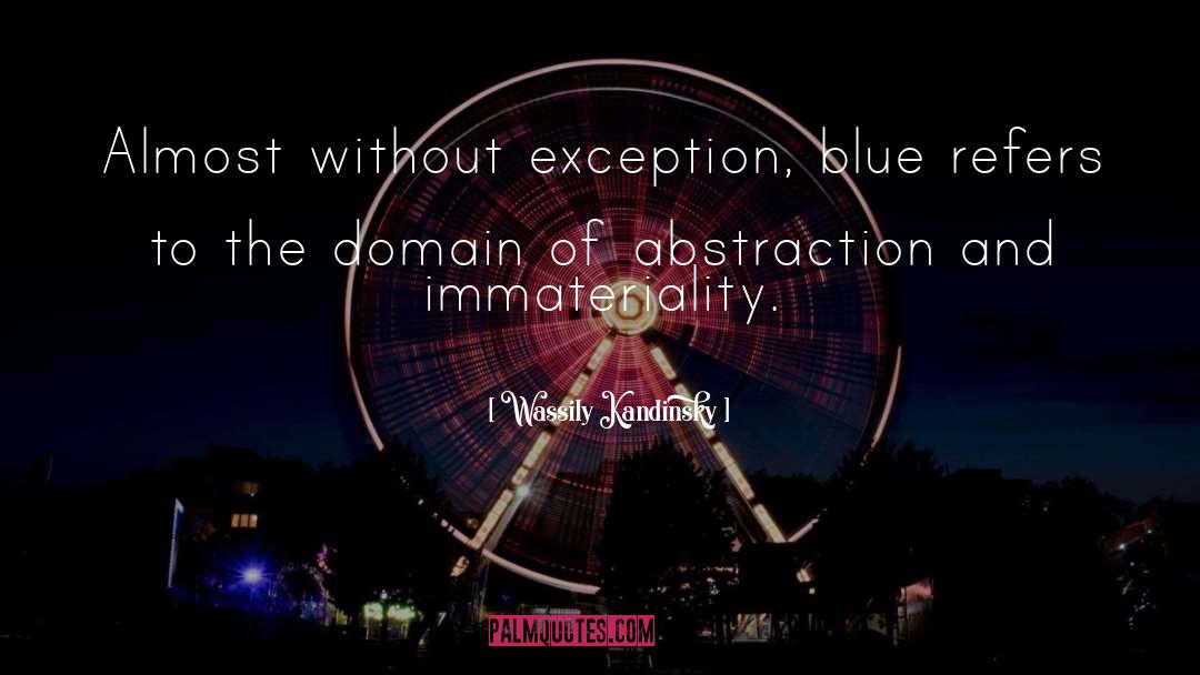 Immateriality quotes by Wassily Kandinsky