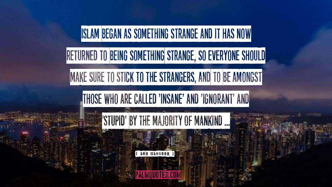 Immature And Ignorant quotes by Abu Mansoor