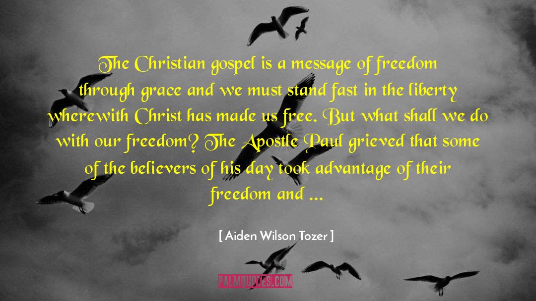 Immeasurable Gospel quotes by Aiden Wilson Tozer