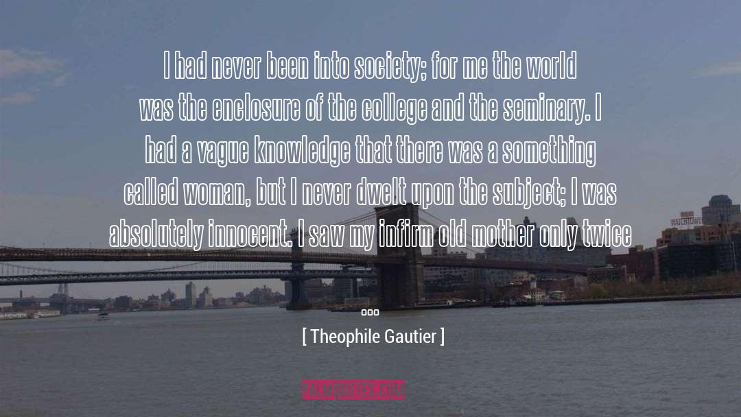 Immediate Connection quotes by Theophile Gautier