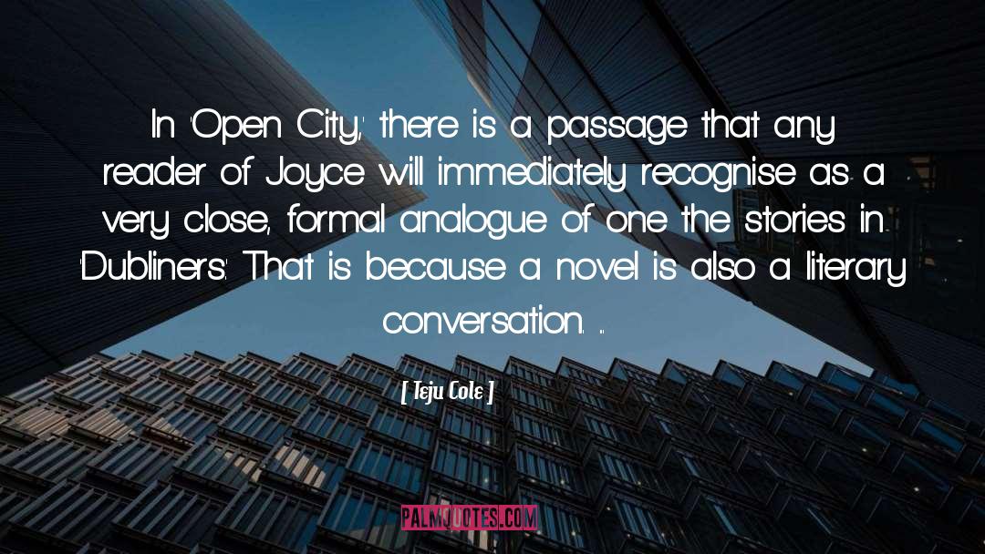 Immediately quotes by Teju Cole