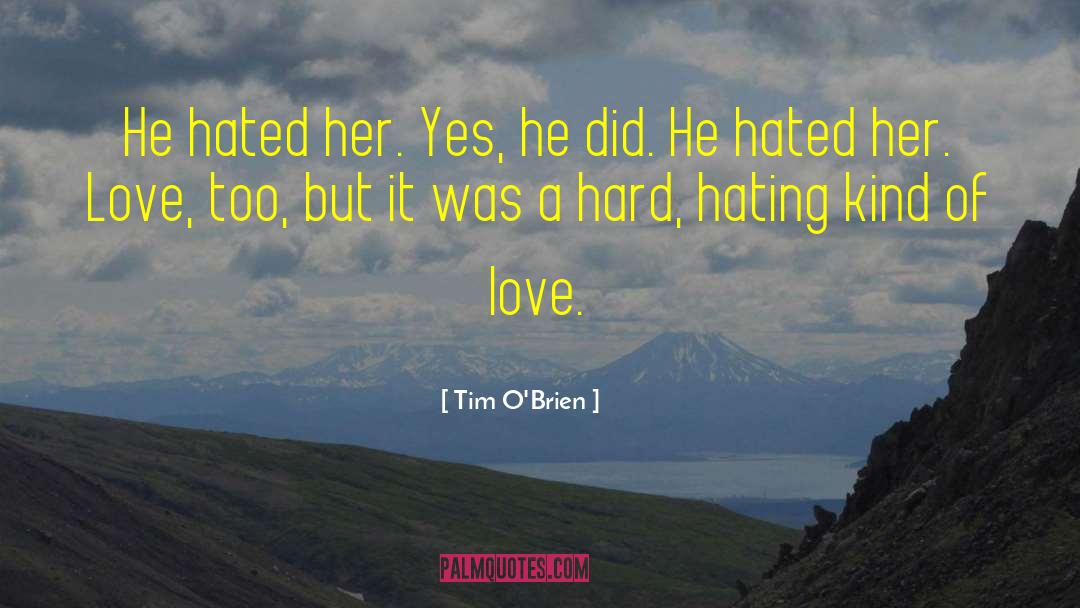 Immense Love quotes by Tim O'Brien