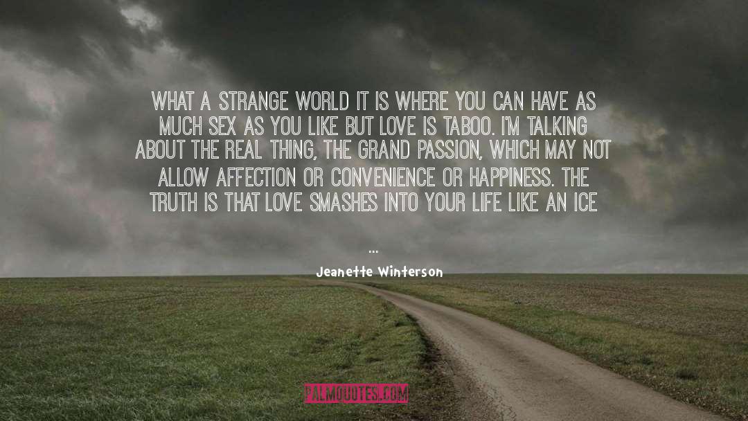 Immensity quotes by Jeanette Winterson