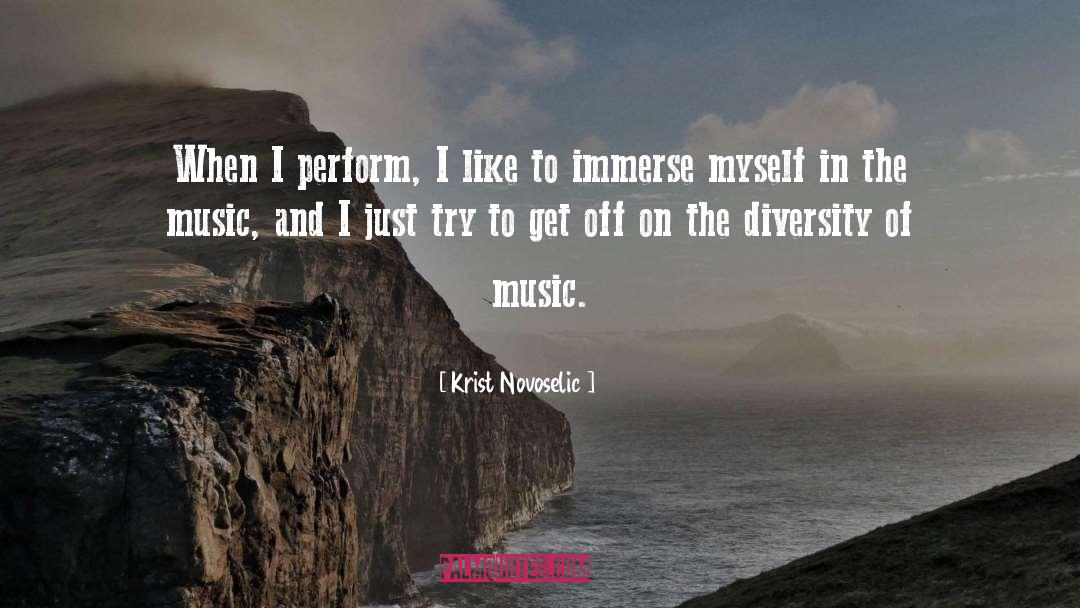 Immerse quotes by Krist Novoselic
