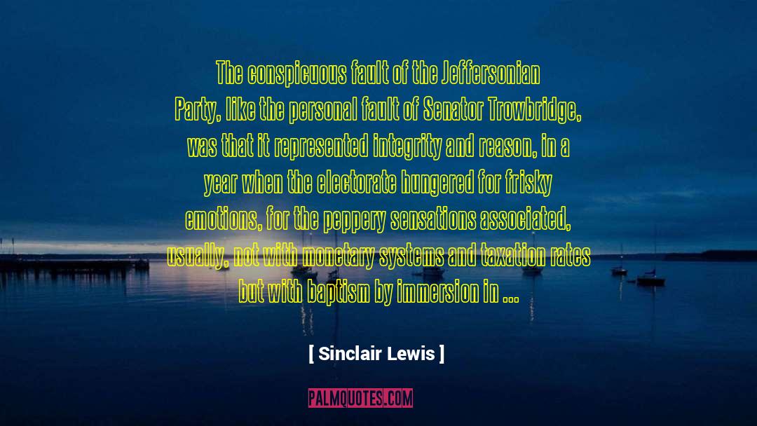 Immersion quotes by Sinclair Lewis