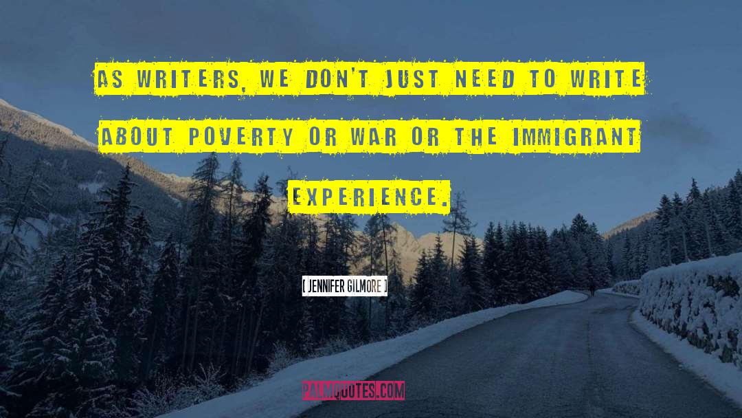 Immigrant Experience quotes by Jennifer Gilmore