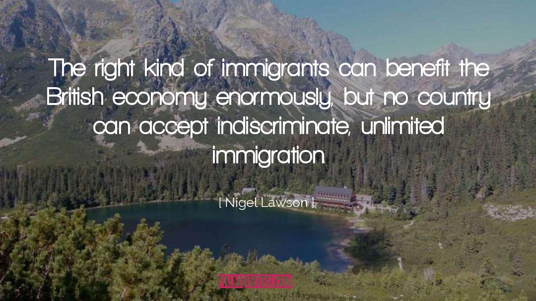 Immigrants quotes by Nigel Lawson