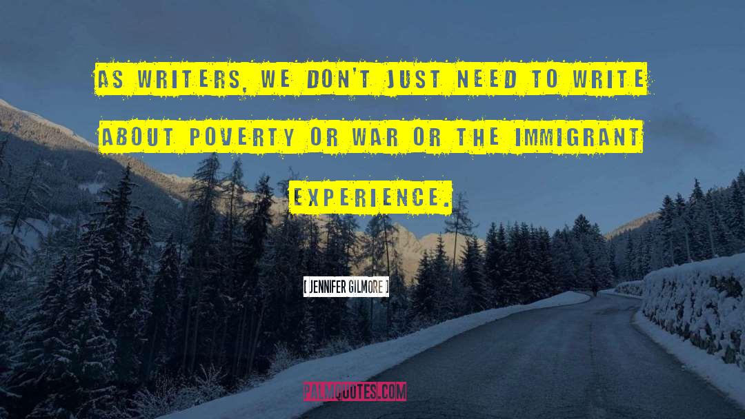 Immigration Immigrant Experience quotes by Jennifer Gilmore