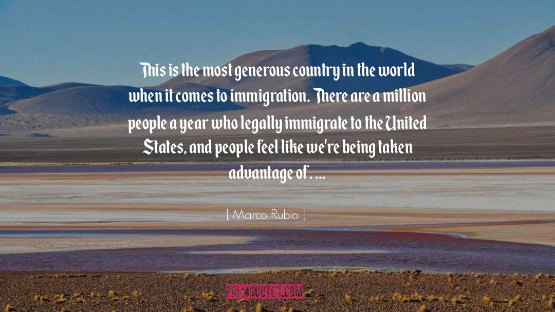 Immigration quotes by Marco Rubio