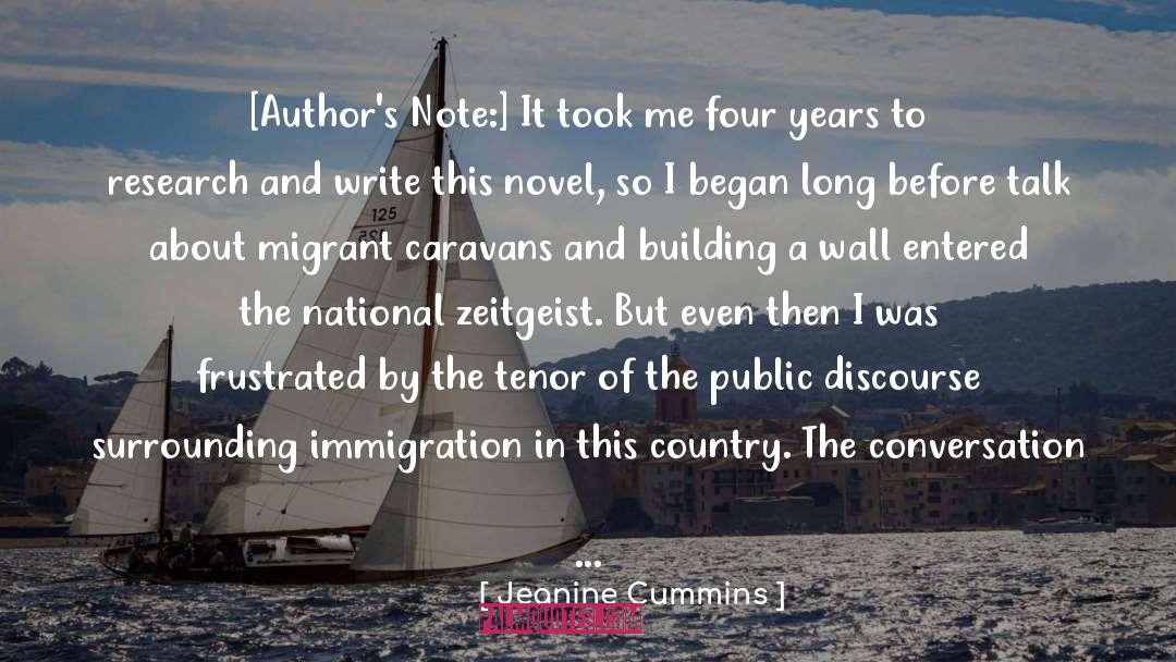 Immigration quotes by Jeanine Cummins