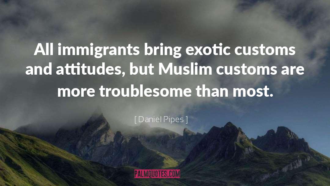 Immigration quotes by Daniel Pipes