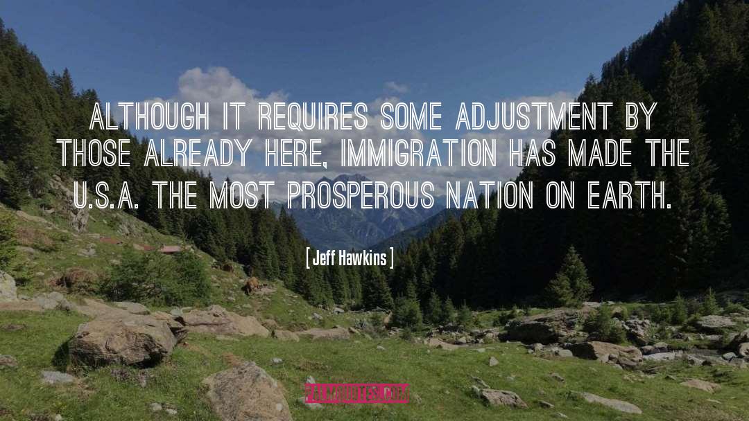 Immigration quotes by Jeff Hawkins