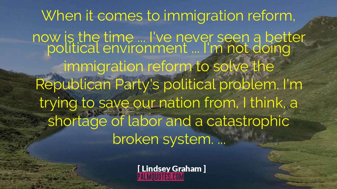 Immigration Reform quotes by Lindsey Graham