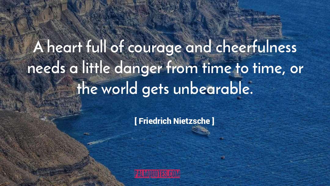 Imminent Danger quotes by Friedrich Nietzsche