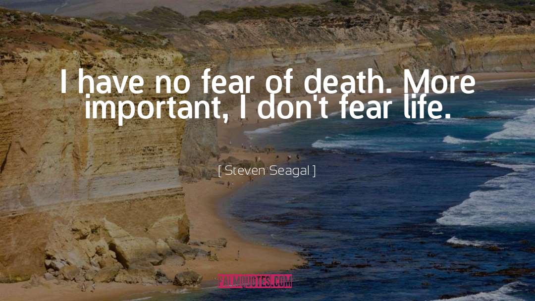 Imminent Death quotes by Steven Seagal