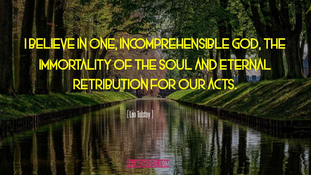 Immortality Of The Soul quotes by Leo Tolstoy