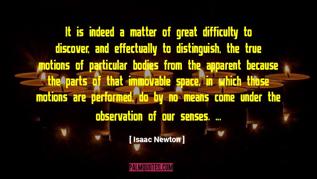 Immovable quotes by Isaac Newton