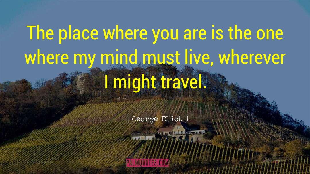 Immsersion Travel quotes by George Eliot