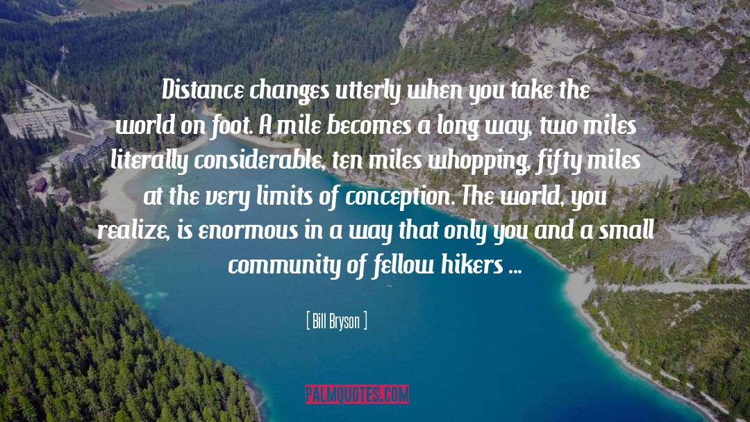 Immsersion Travel quotes by Bill Bryson