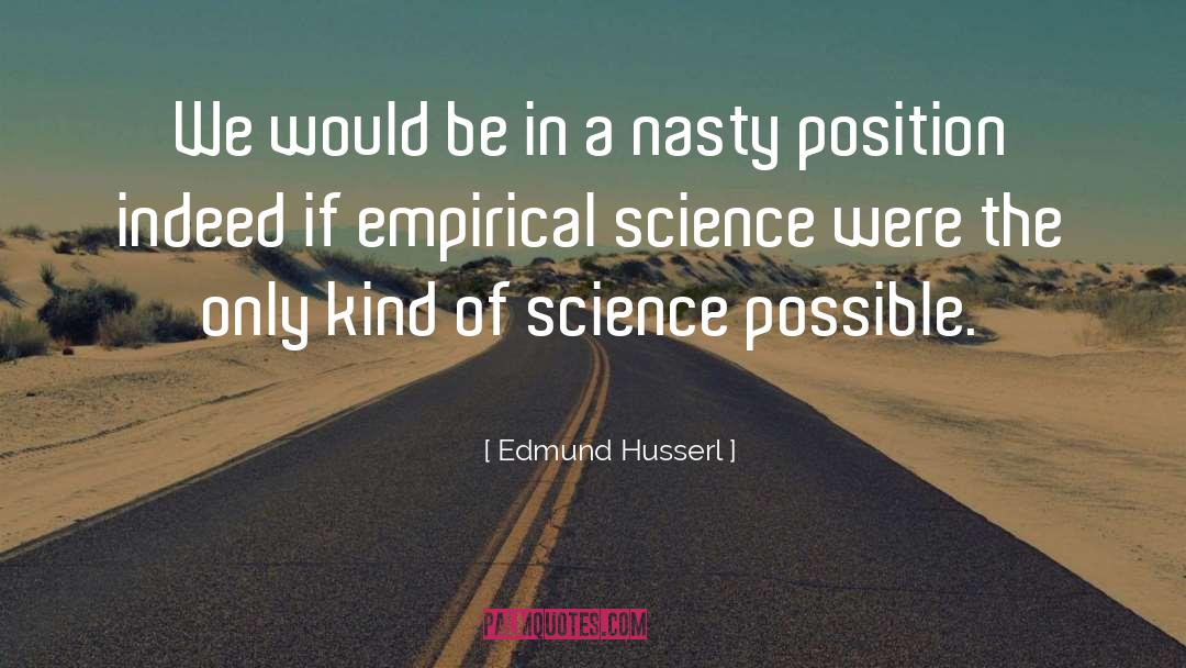 Immunity The Science quotes by Edmund Husserl