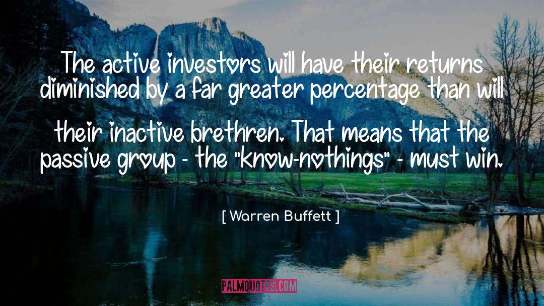 Impact Investing quotes by Warren Buffett