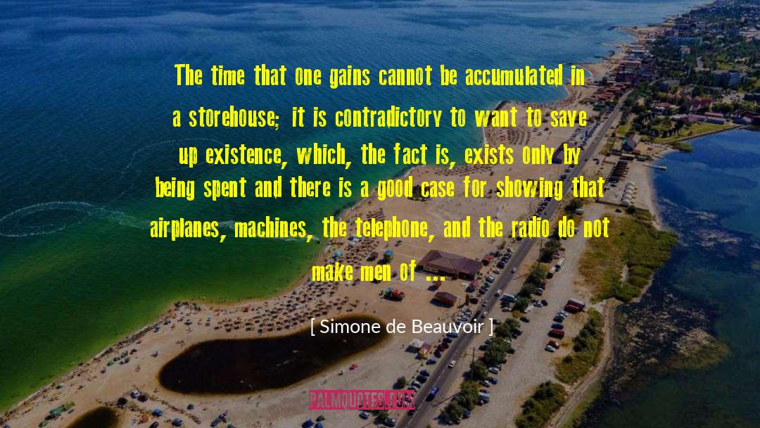 Impact Of Radio quotes by Simone De Beauvoir