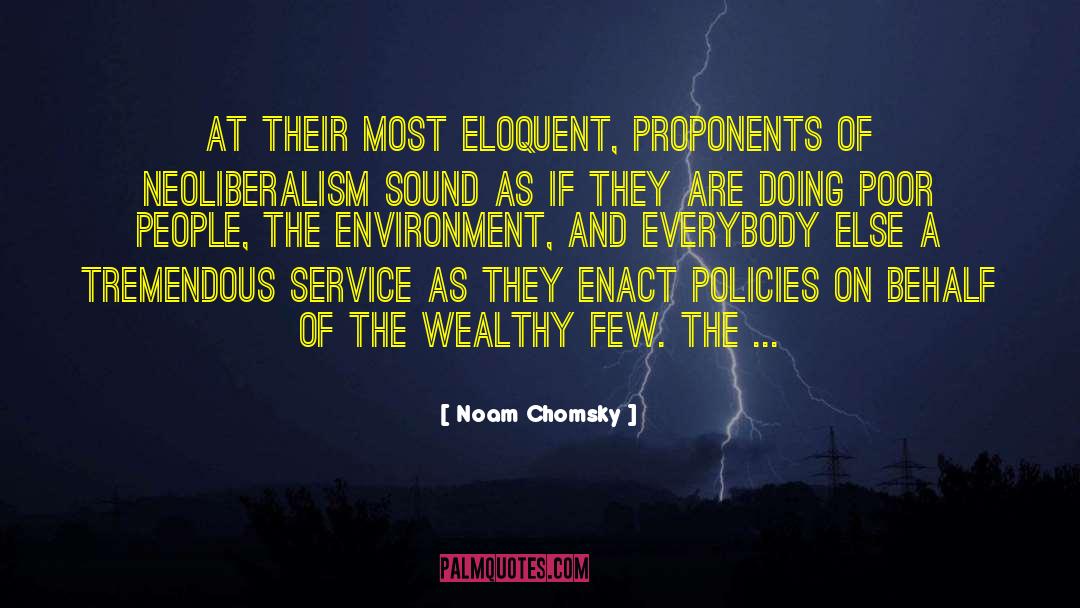 Impact On Environment quotes by Noam Chomsky