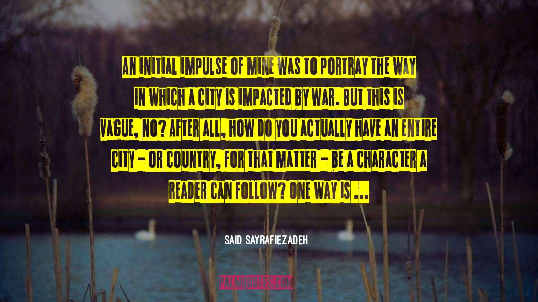 Impacted quotes by Said Sayrafiezadeh