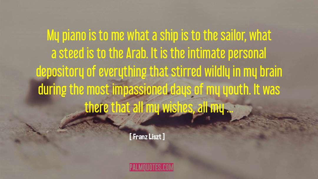 Impassioned quotes by Franz Liszt